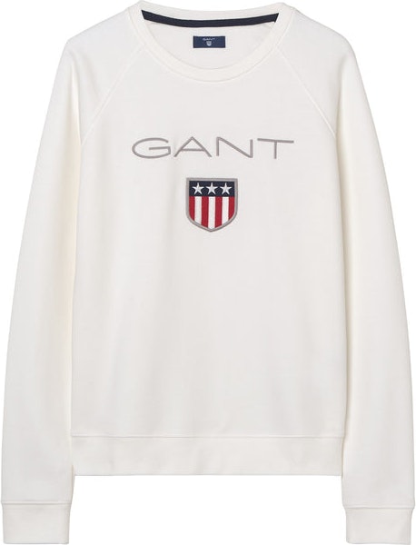 Gant Shield Logo Genser - Off White - GANT - Gensere - VILLOID.no