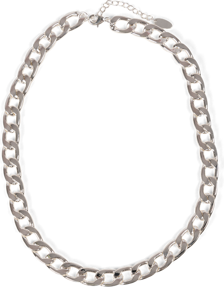Chunky Chain Necklace 16 - Silver