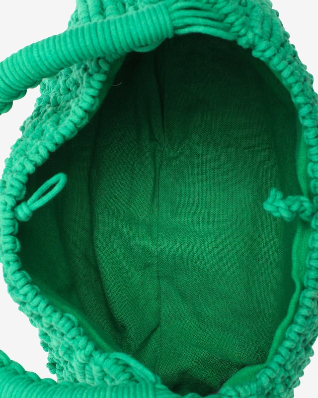 Olympic Net Handbag - Green Court