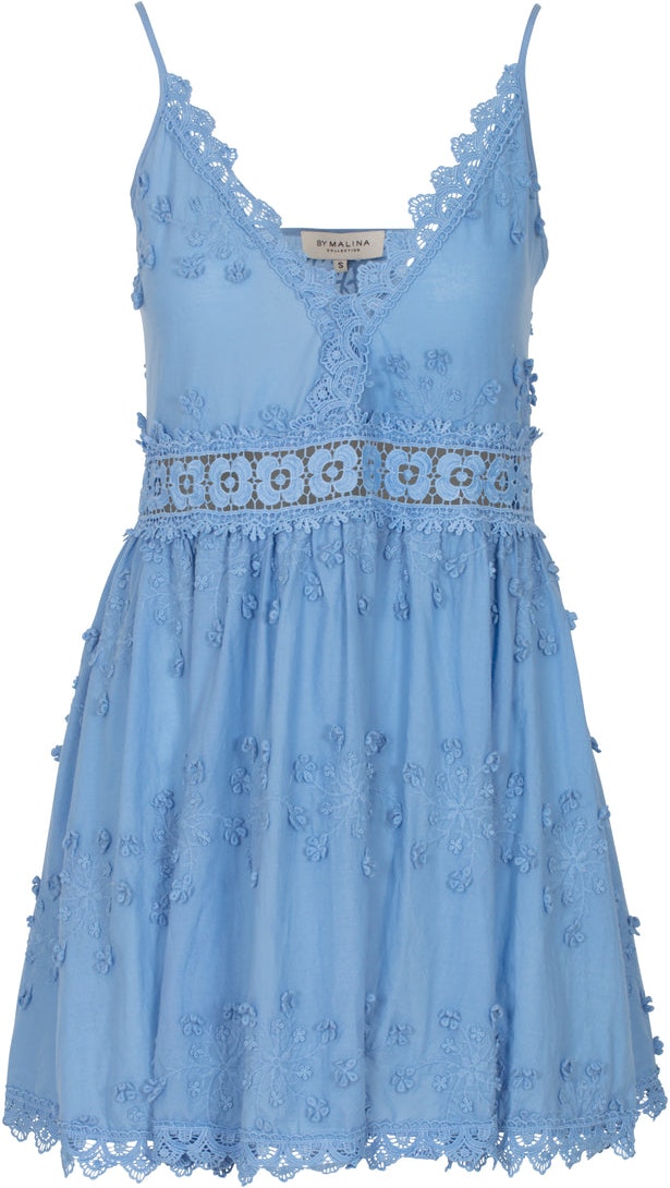 Issa Mini Dress - Miami Blue - By Malina - Kjoler - VILLOID.no