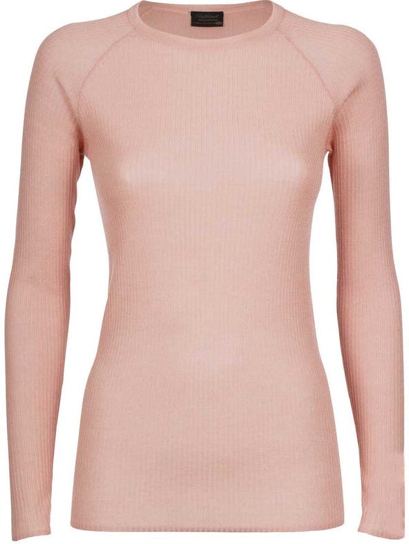 Wool Long Sleeve JS - Dusty Pink - Pierre Robert x Jenny Skavlan - T-skjorter & Topper - VILLOID.no