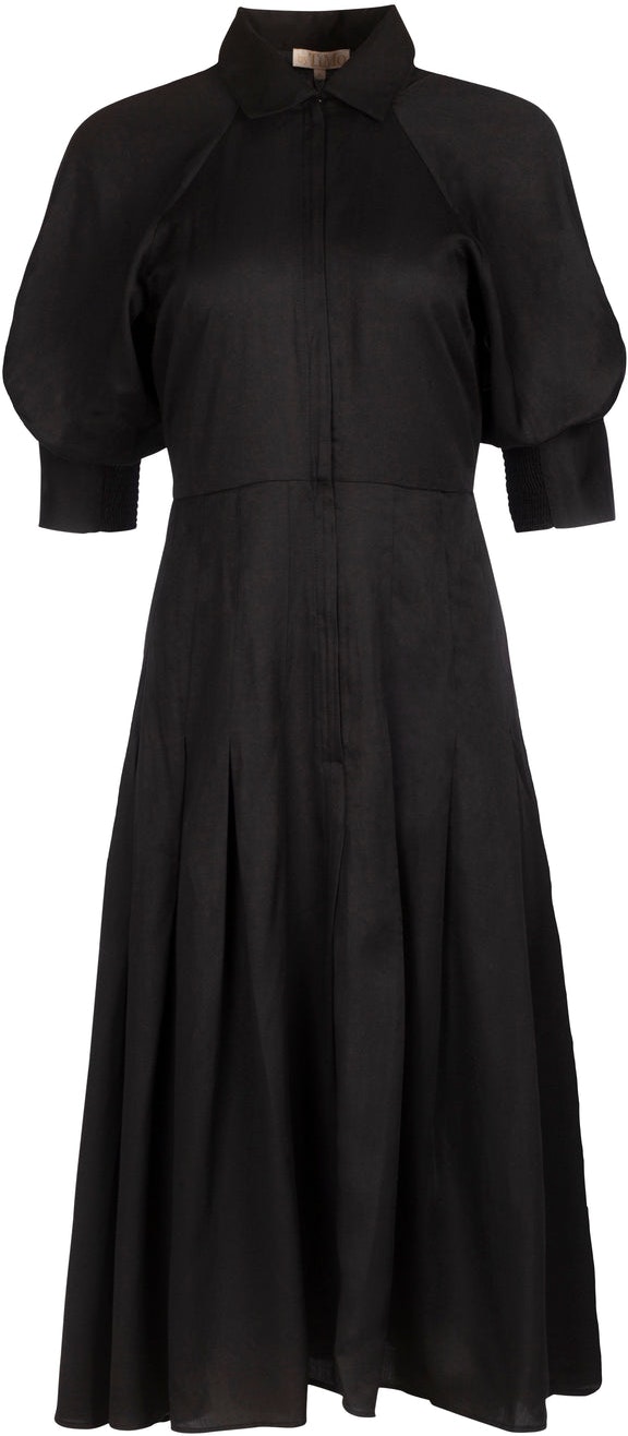 Everyday Shirt Dress - Black - ByTimo - Kjoler - VILLOID.no