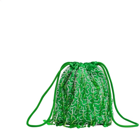 Pouch Fade Beaded - Ultimate Green