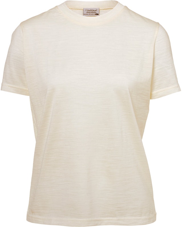 Wool Wide T-shirt - Cream - Pierre Robert x Jenny Skavlan - T-skjorter & Topper - VILLOID.no