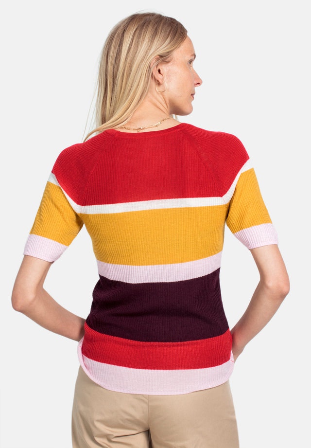 Wool Party T-shirt - Multicolor Stripe - Pierre Robert x Jenny Skavlan - T-skjorter & Topper - VILLOID.no