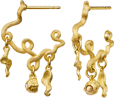 Rayon Earrings - Gold