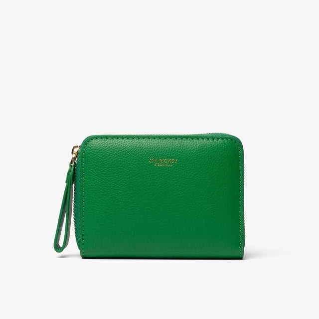 Small Zip Wallet - Green