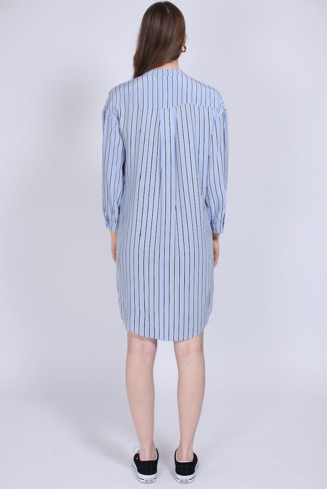 Bertie Shirt Dress - Brunnera Blue - Second Female - Kjoler - VILLOID.no