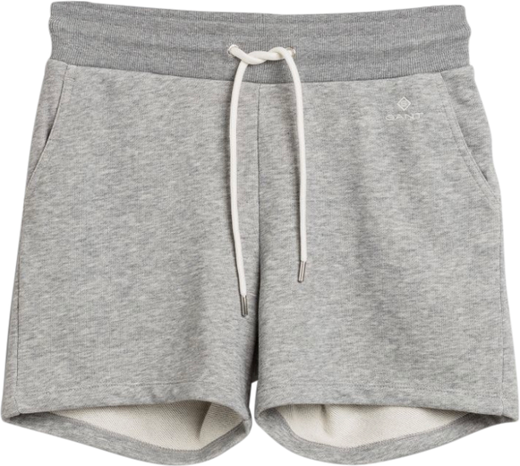 Lock Up Sweat Shorts - Grey Melange