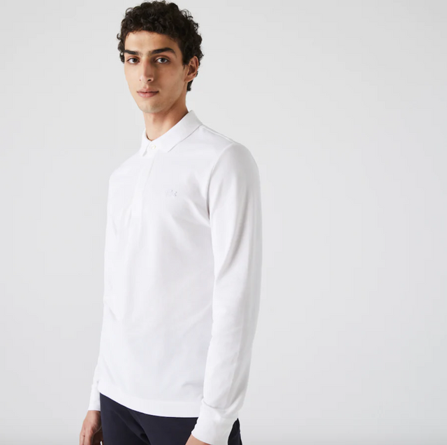 Lacoste Classic Polo Shirt Stretch - White