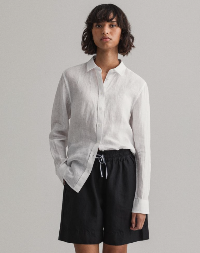 The Linen Chambray Shirt - White