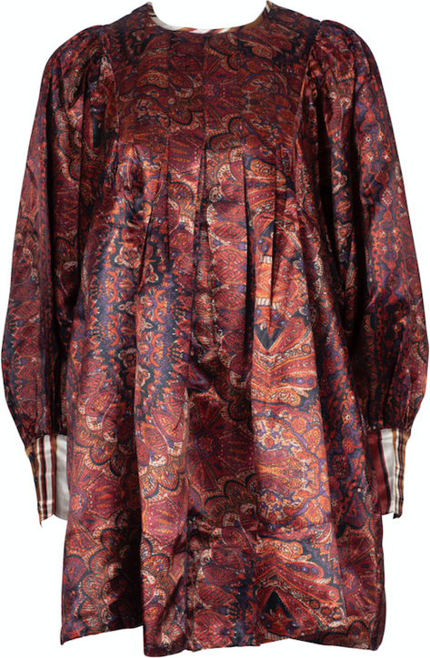 Classy Mini Dress - Vintage Paisley Combo - ByTimo - Kjoler - VILLOID.no