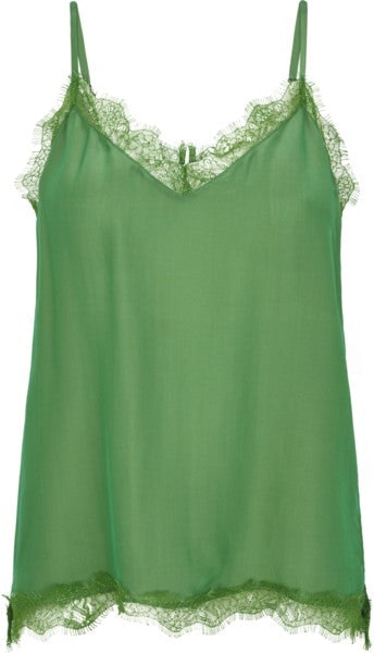 Macy Strap Top - Medium Green - Second Female - T-skjorter & Topper - VILLOID.no