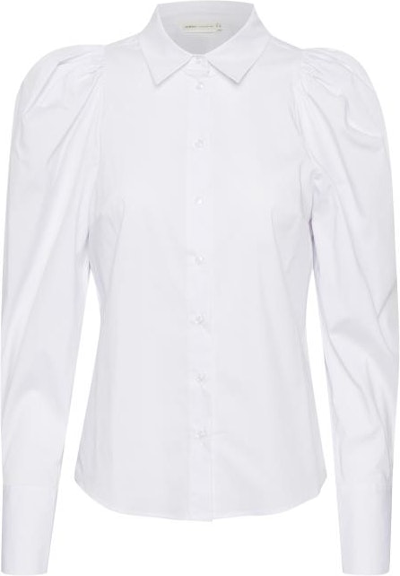 GeyaIW Shirt - Pure White - InWear - Bluser & Skjorter - VILLOID.no