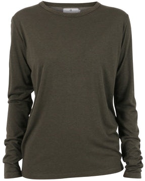 Mørkegrønn Arniesays: Lux Wool T-Shirt - ArnieSays - Bluser & Skjorter - VILLOID.no