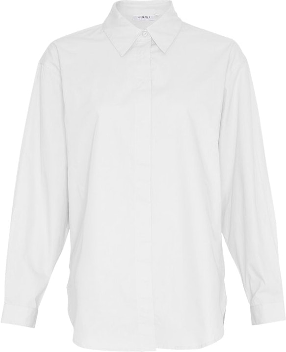 Haddis LS Shirt - Bright White