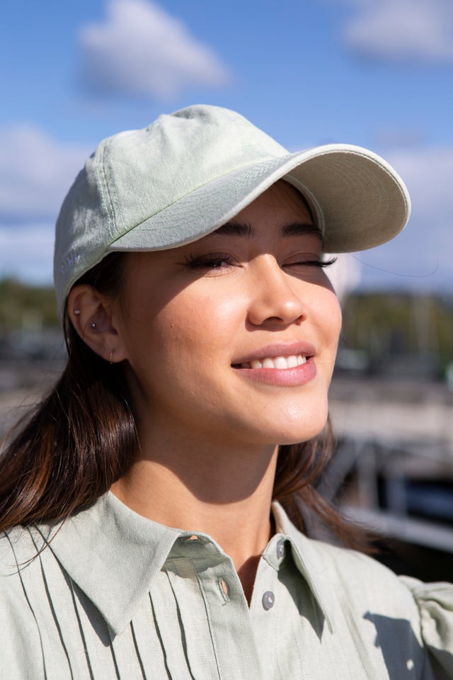 Lily Cap - Washed Sage Green
