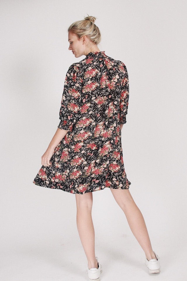 Semi Couture High Neck Dress - Asian Garden - ByTimo - Kjoler - VILLOID.no