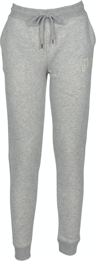 Logo Pants - Light Grey Melange - GANT - Bukser & Shorts - VILLOID.no