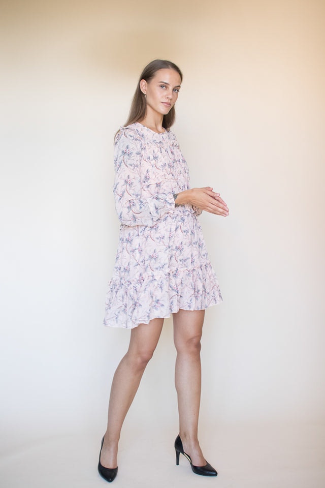 Isabelle short dress - Pink - Line of Oslo - Kjoler - VILLOID.no