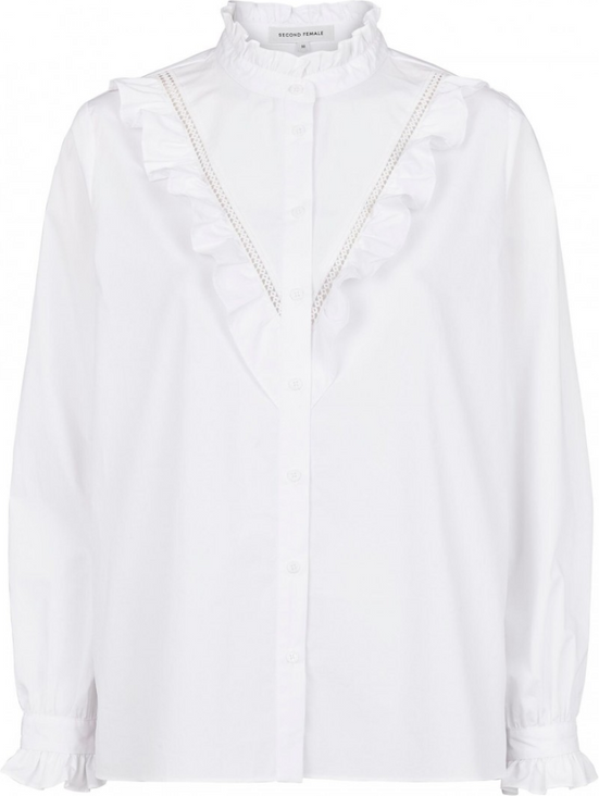 Aditi Shirt - White - Second Female - Bluser & Skjorter - VILLOID.no