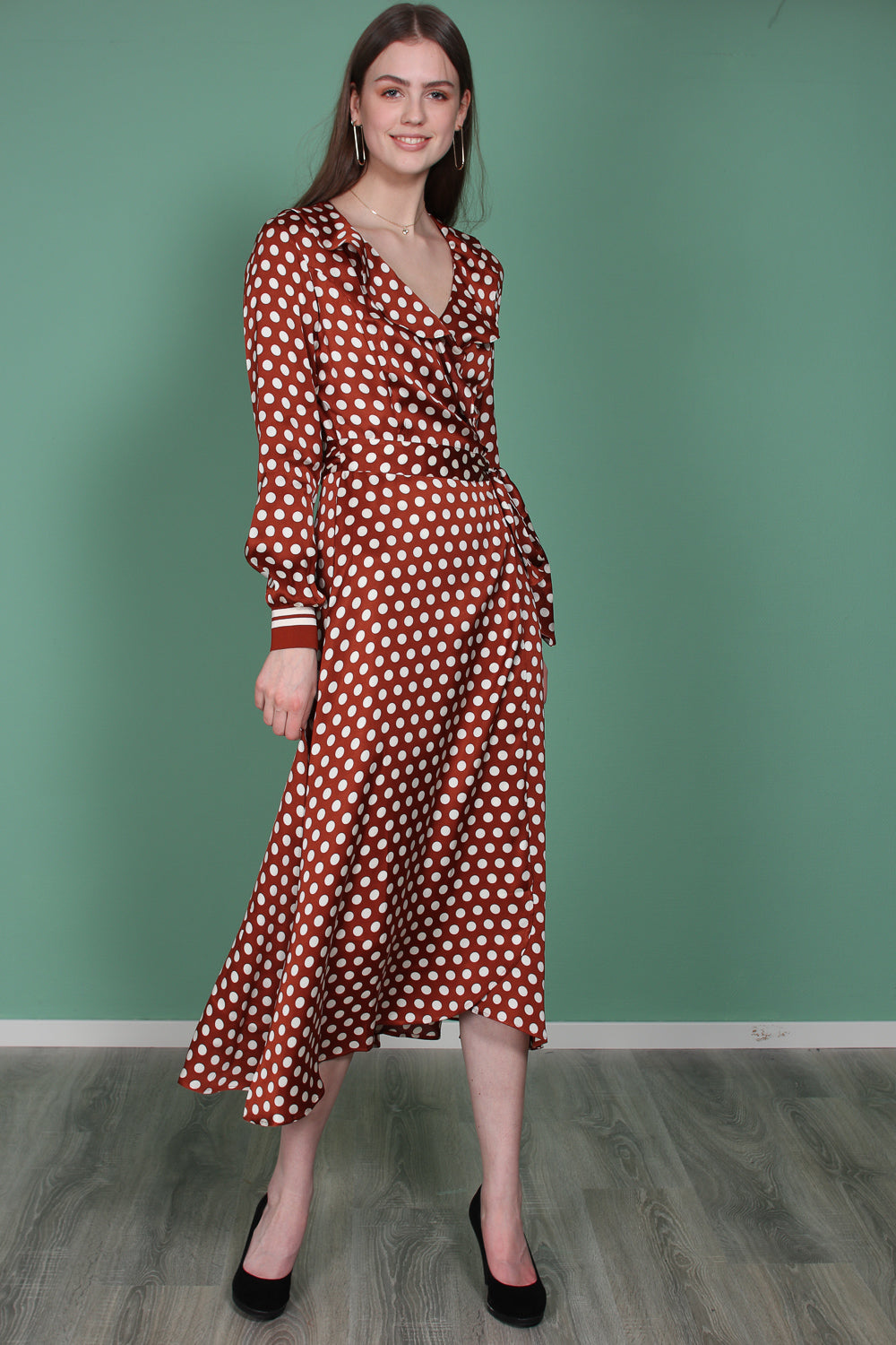 second female spotty wrap
