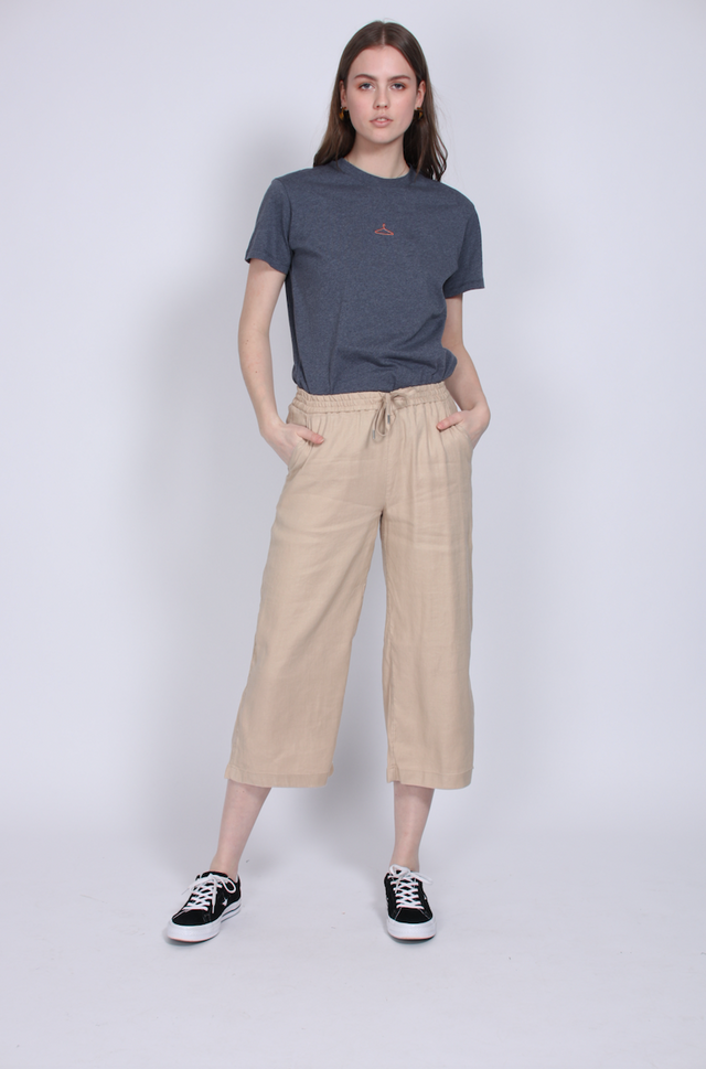Summer Linen Culotte - Dry Sand - GANT - Bukser & Shorts - VILLOID.no