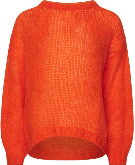 Delta Knit Sweater - Bright Orange