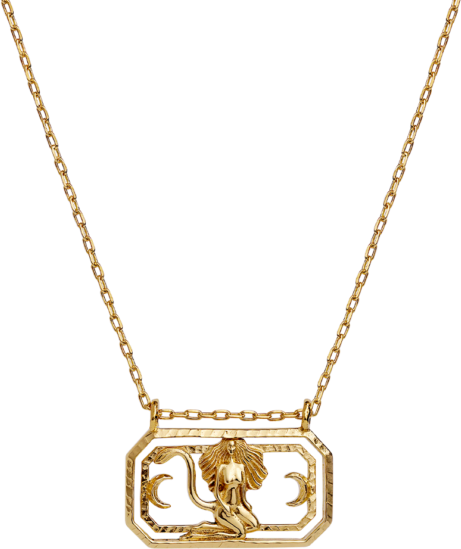 Zodiac Leo Necklace (Løven) - Gold