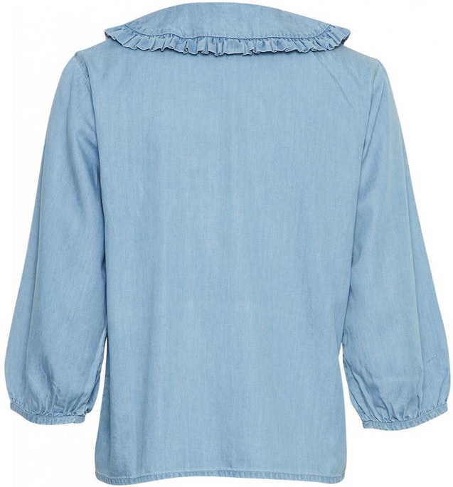 Flikka Jaina 3/4 Shirt - L Blue Wash