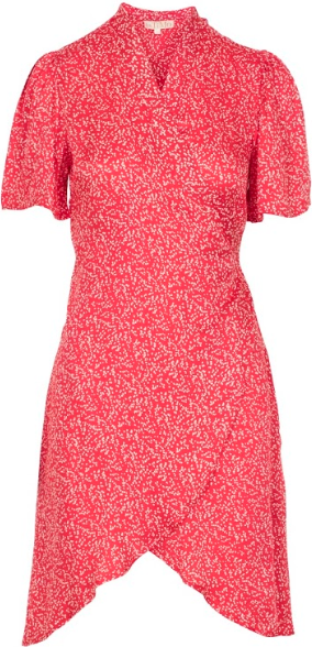 Shiny Wrap Dress - Loose Dots - ByTimo - Kjoler - VILLOID.no