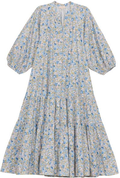 Poplin Shirt Dress - Blossoms