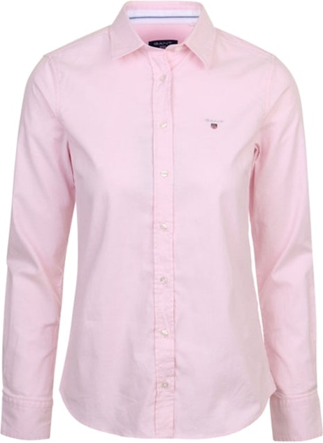 Stretch Oxford Solid - Light Pink - GANT - Bluser & Skjorter - VILLOID.no