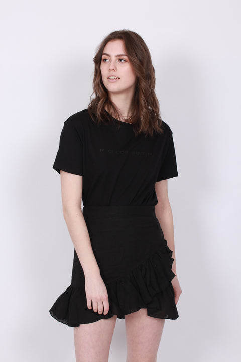 Liv Organic Logo Tee - Black - VILLOID