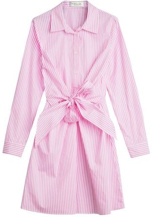 Nella Shirt Dress - Pink/White Stripe - By Malina - Kjoler - VILLOID.no