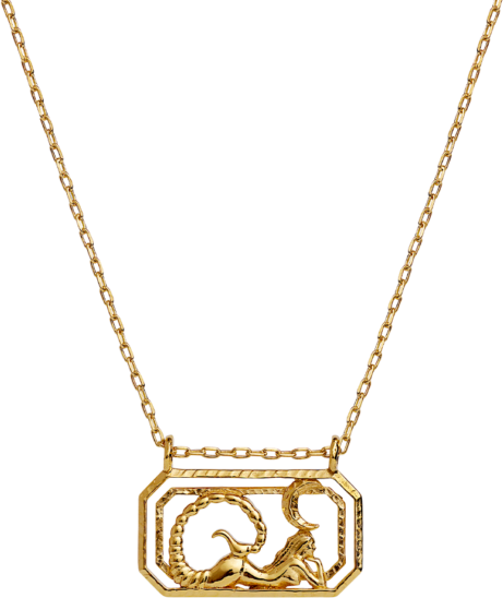 Zodiac Scorpio Necklace (Skorpion) - Gold