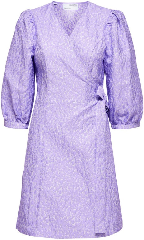 Julia-Siv 3/4 Short Dress - Violet Tulip