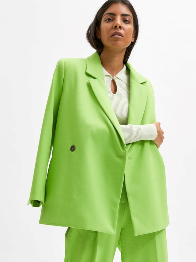 River Relaxed Blazer - Greenery