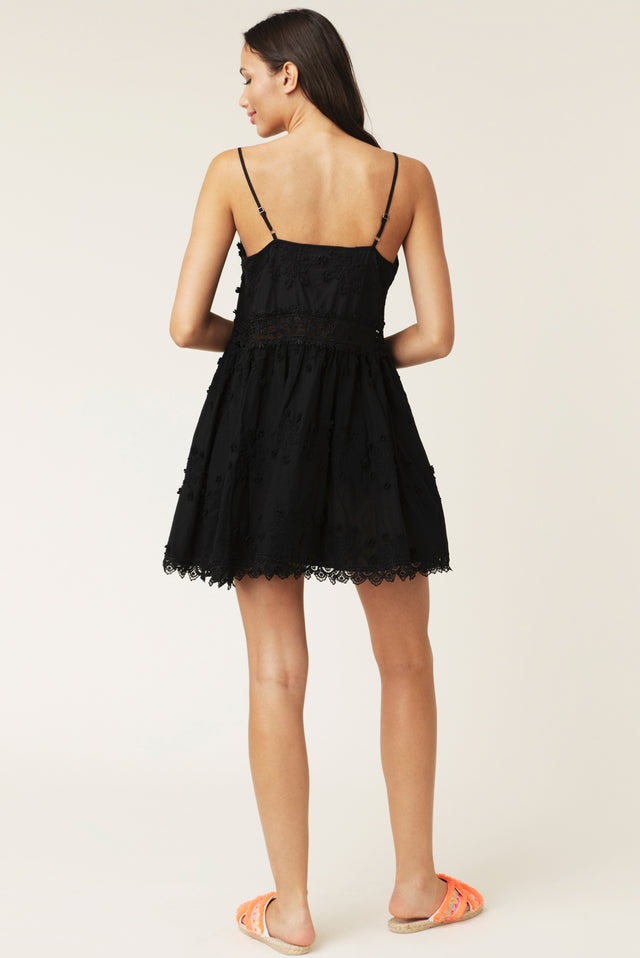 Issa Mini Dress - Black - By Malina - Kjoler - VILLOID.no