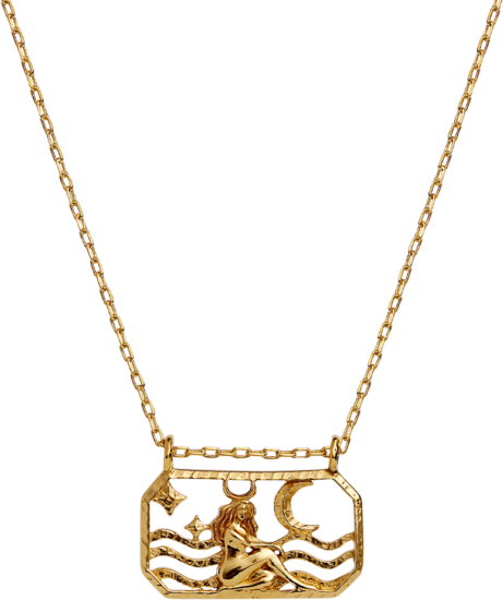Zodiac Taurus Necklace (Tyren) - Gold