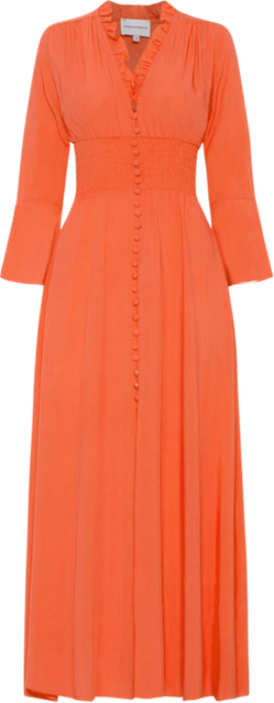 Sally Long Dress - Burnt Orange