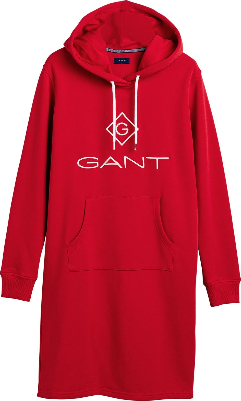 Gant Lock Up Hoodie Dress - Bright Red - GANT - Kjoler - VILLOID.no